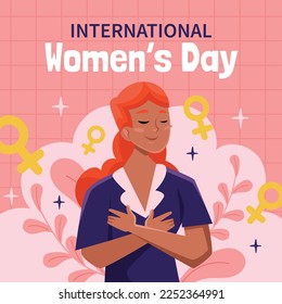 International Women's Day vector illustration. March 8.