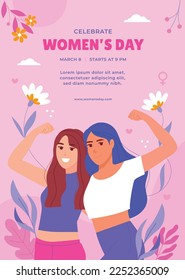 International Women's Day vector illustration. March 8.