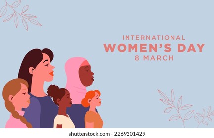 Ilustración vectorial del Día Internacional de la Mujer