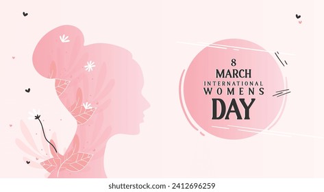 International women's day vector illustration