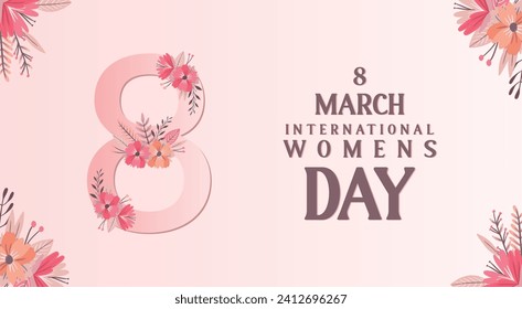 International women's day vector illustration