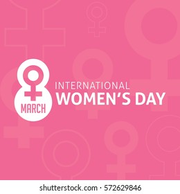 International Women's Day Vector Illustration.