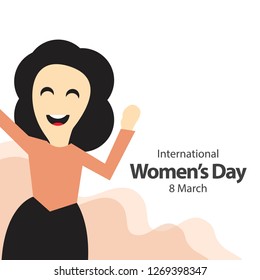 International Women's Day Vector Template Design Illustration