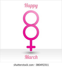 International Womens day Vector Template