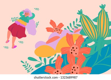International Women's Day. Vector templates for card, poster, flyer and other users.
