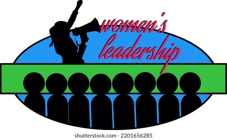 International Women's Day. Women In Leadership, Women Empowerment, Gender Equality Concept. Crowd Of Women Of All Ages, Races And Occupations. Vector Horizontal Banner.