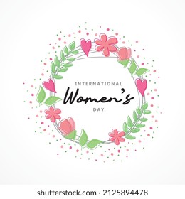 international women's day,greeting, creative vector element, flyer, decoration