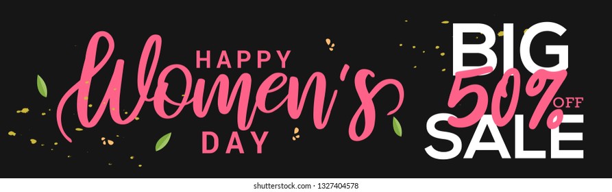 International Womens Day,Sale Banner Or Sale Header Background.