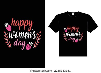 International Women's stickers lettering typography t-shirt design