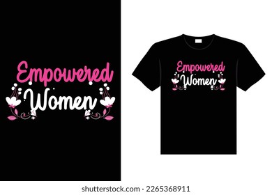 International Women's stickers lettering typography t-shirt design