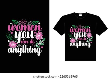 International Women's stickers lettering typography t-shirt design