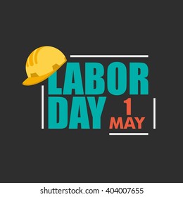 International Worker and Labor May Day. Design Template Vector Illustration