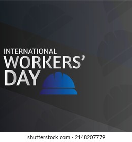 International Workers' Day. 1 May. Holiday concept. Template for background, banner, card, poster, celebrated on holidays together.