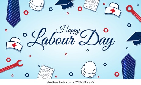 international workers day design vector illustration, labor day background 1 st of may suitable for giving greetings during Labor Day celebrations in the world