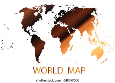 International world map, abstraction, background, vector