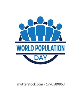 international world population day icon illustration