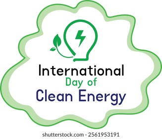 International World's Day of Clean Energy - eps