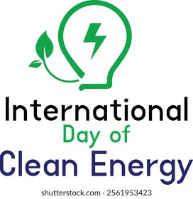 International World's Day of Clean Energy - eps