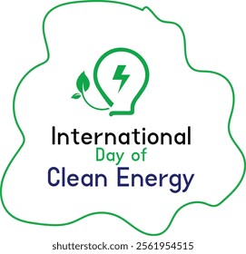 International World's Day of Clean Energy - eps