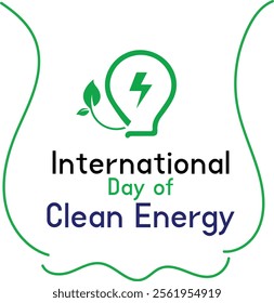 International World's Day of Clean Energy - eps