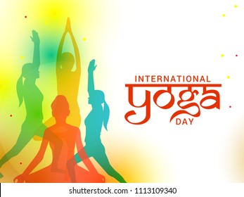 Yoga Day Banner Images Stock Photos Vectors Shutterstock