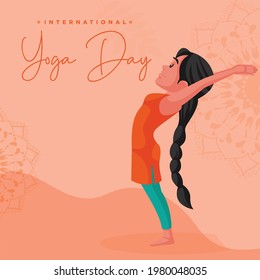 International yoga day banner design.