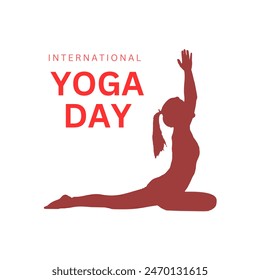 International yoga day. Yoga Body Posture with Text. Woman practicing yoga. vector illustration design
illustration of people doing asana and meditation practice for International Yoga Day on 21st Jun