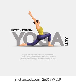 international yoga day. yoga body posture. Woman practicing yoga. vector illustration design