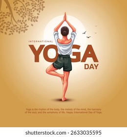 international yoga day. yoga body posture. Woman practicing yoga. vector illustration design