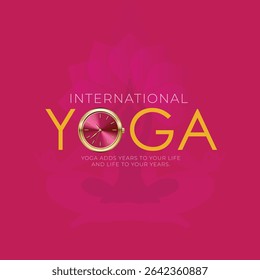 international yoga day. yoga body posture. Woman practicing yoga. creative 3D vector illustration design
