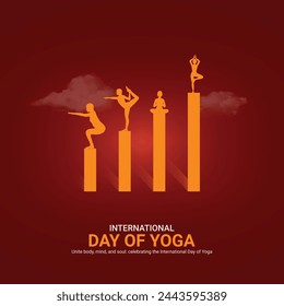 international yoga day, international yoga day creative ads design Jun 2, vector, art, illustration, 3d,