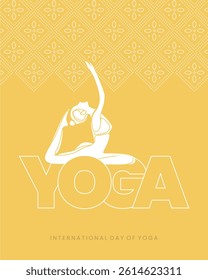 International Yoga Day Creative Social Media Design Vector