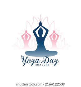 international yoga day fitness background 