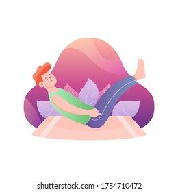 International Yoga Day Flat Design Illustration