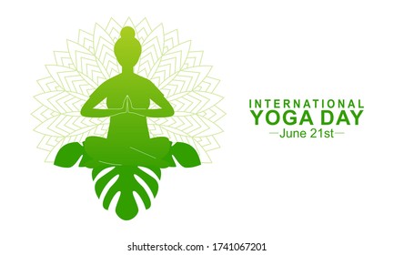 International Yoga Day Logo Design Human Stock Vector (Royalty Free ...