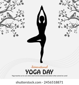 International Yoga Day on 21 June festival of yoga for healthy and fit body