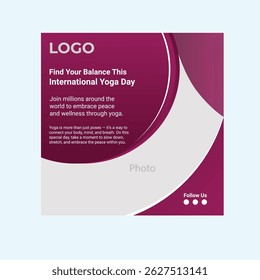 International Yoga Day Social Media Banner