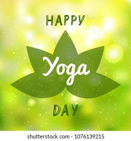International Yoga Day vector illustration banner, brochure and poster design. June 21st celebrates world yoga day.