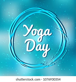 International Yoga Day vector illustration banner, brochure and poster design. June 21st celebrates world yoga day.