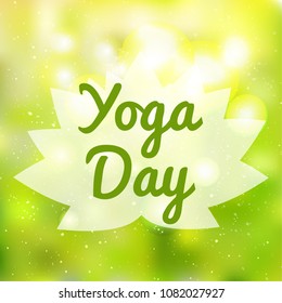 International Yoga Day vector illustration banner, brochure and poster design. June 21st celebrates world yoga day.