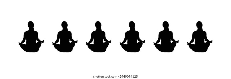 
"International Yoga Day: Vector Illustration for Professional Use"