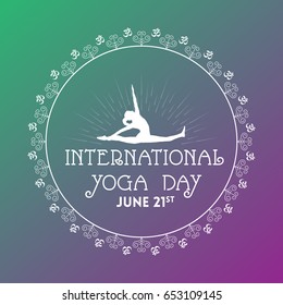 Yoga Day Logo Images Stock Photos Vectors Shutterstock