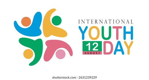 International Youth Day August 12 Celebratory Poster