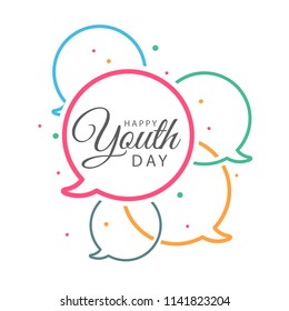 International Of Youth Day Background.