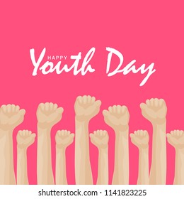 International Of Youth Day Background.