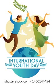 International Youth Day illustration Design