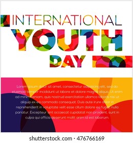 International Youth day poster campaign