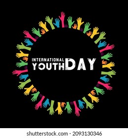 international youth day t shirt design