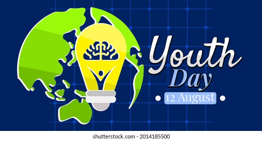 International Youth Day - Vector Illustration