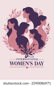 international-women-s-day-illustration- 8 March- world Women's Day
